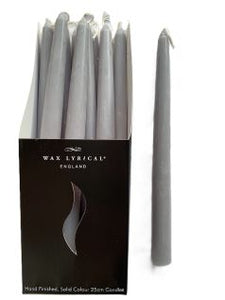 Taper Grey Dinner Candle