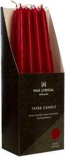 Taper Ruby Dinner Candle